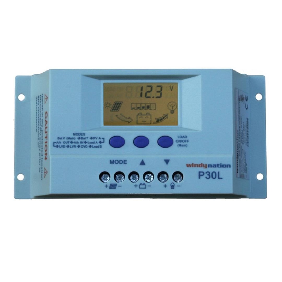 P30L LCD 30A Solar Panel Regulator Charge Controller - THE ONLY Mars Emporium