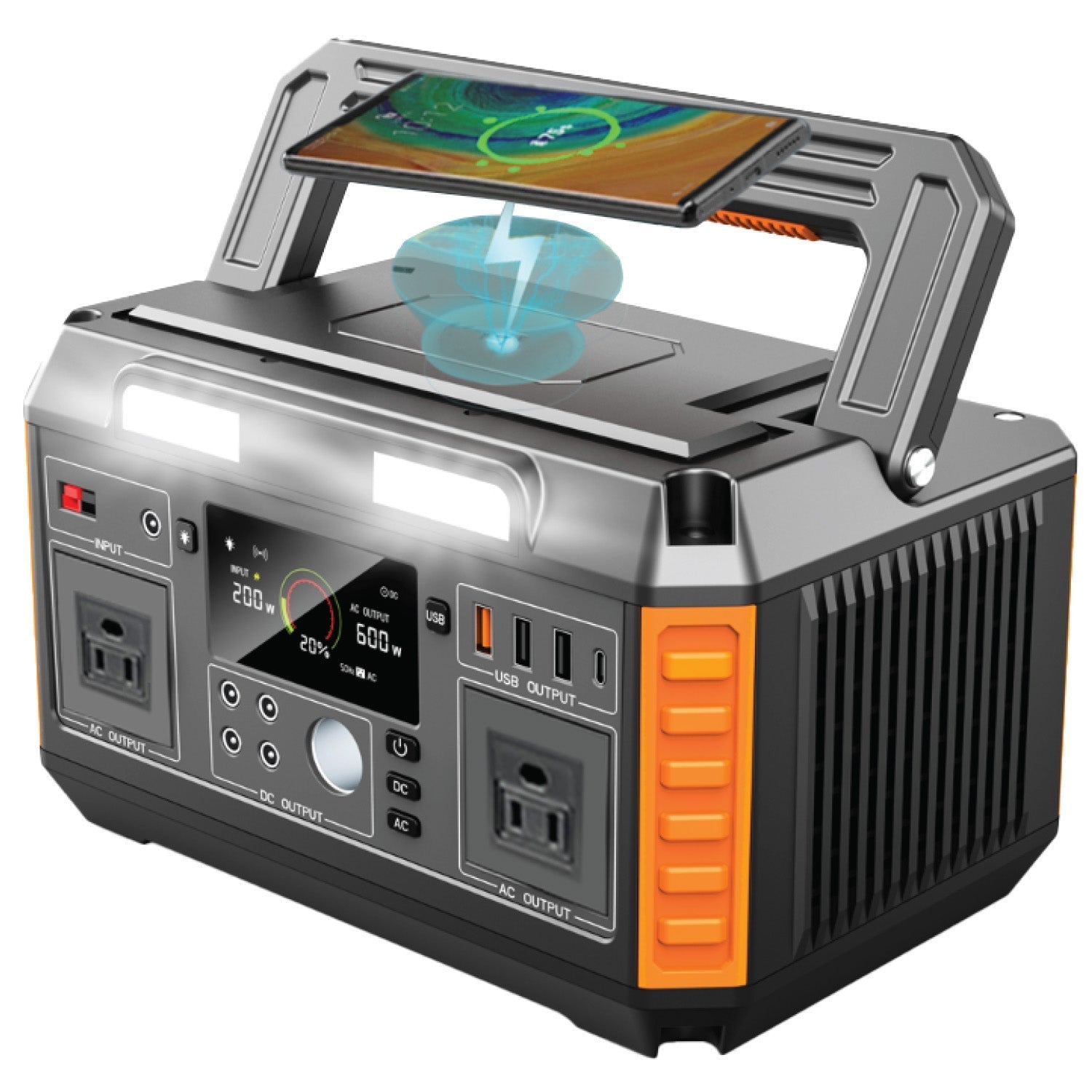 Portable LED Power Station SEPIIDA 600 Watt for CAR, RV, VAN, SPRINTER, SKOOLIE - THE ONLY Mars Emporium