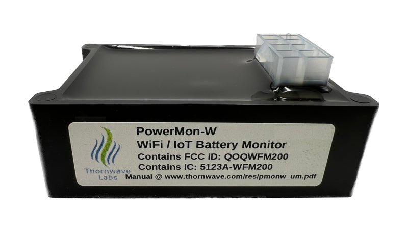 PowerMon - W - WiFi / IoT Advanced Battery Monitor / DC Power Meter with data logging - THE ONLY Mars Emporium