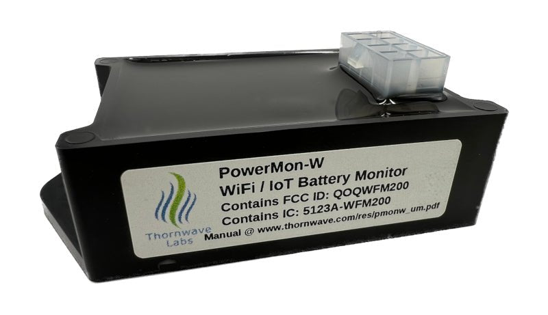 PowerMon - W - WiFi / IoT Advanced Battery Monitor / DC Power Meter with data logging - THE ONLY Mars Emporium