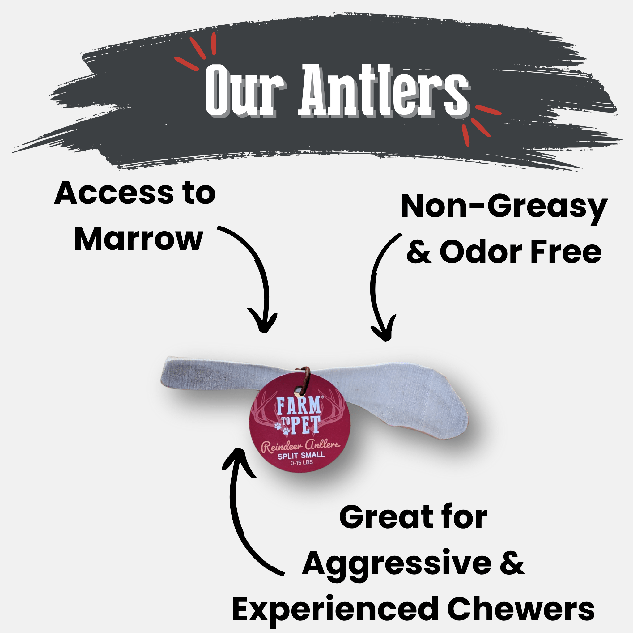 Reindeer Antler Dog Chews | Organic Chews for Dogs - THE ONLY Mars Emporium