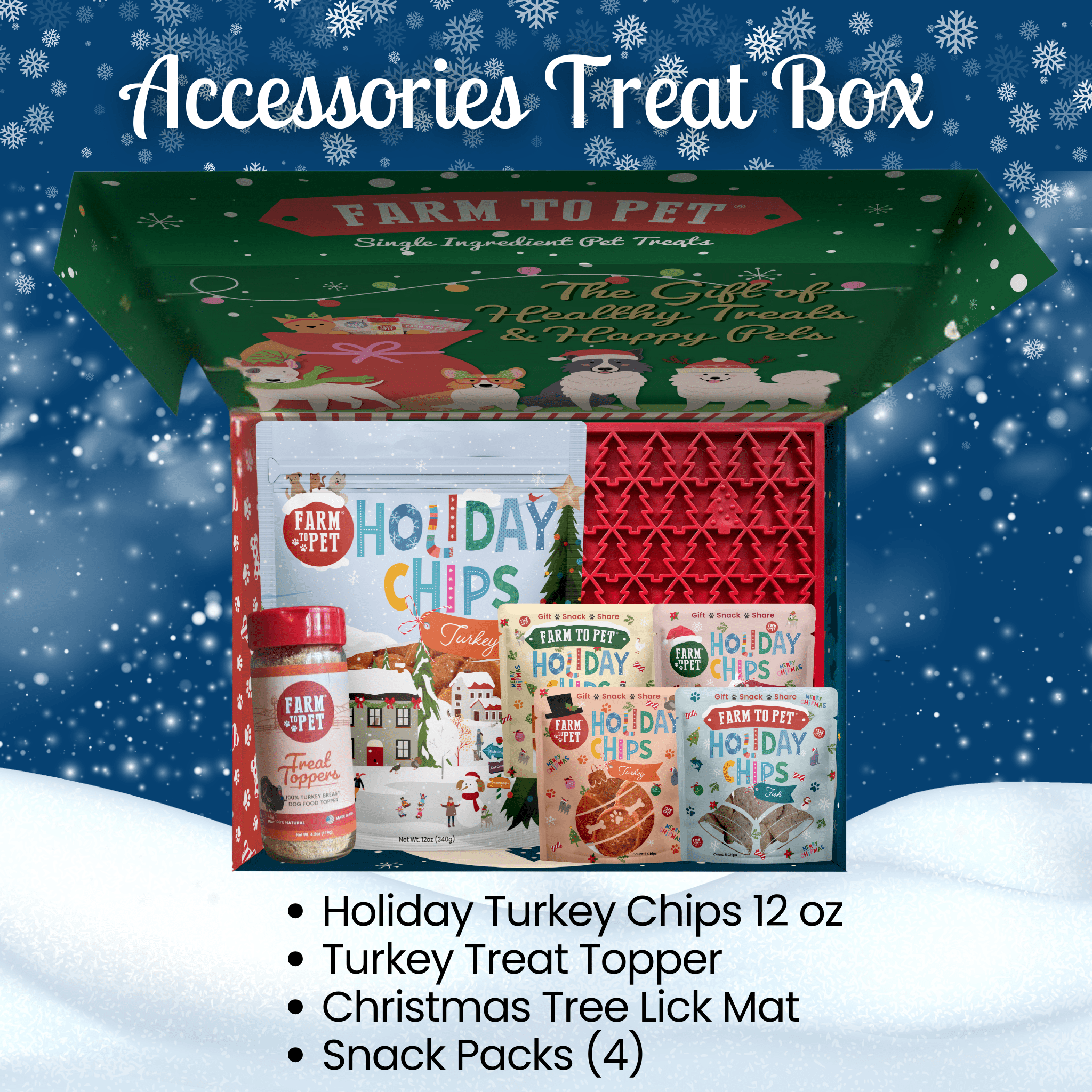 Seasons Treatings Dog Treats & Accessory Box - THE ONLY Mars Emporium
