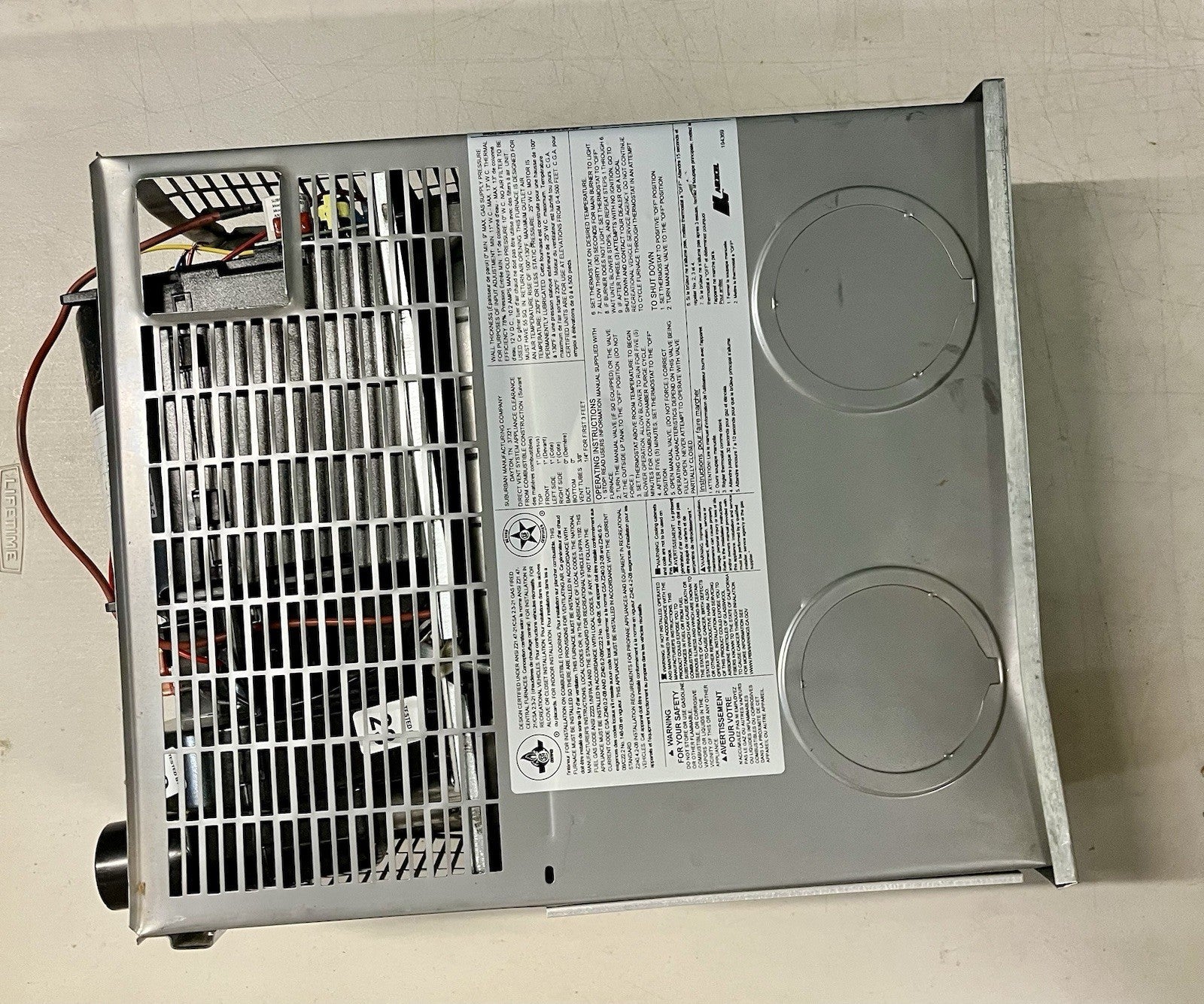 *SUBURBAN FURNACE SF - 35VHQ DUCTED 35,000 BTU RV SKOOLIE OR VAN CONVERSION FREE SAME DAY SHIPPING *DENTS* - THE ONLY Mars Emporium