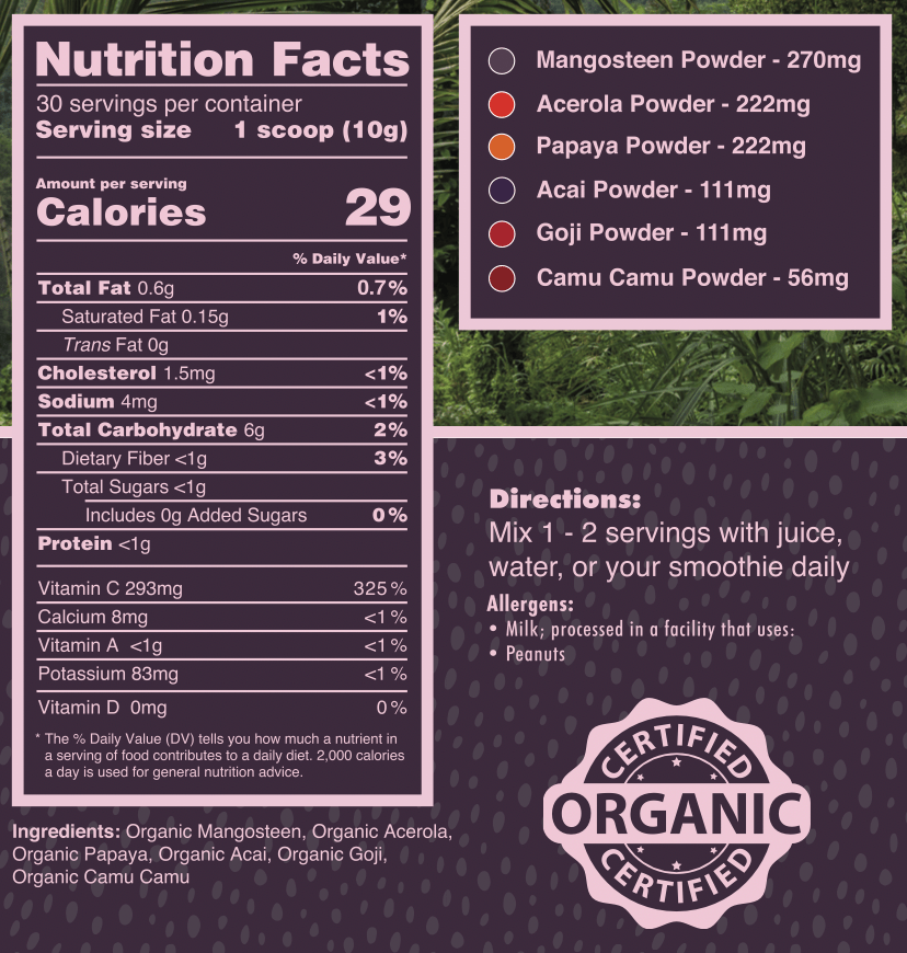 Sweet Greens & Organic Tropics - THE ONLY Mars Emporium