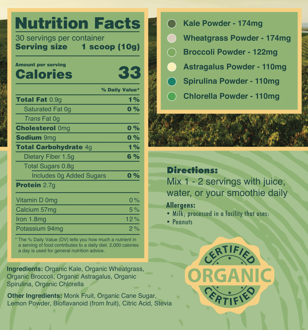 Sweet Greens & Organic Tropics - THE ONLY Mars Emporium