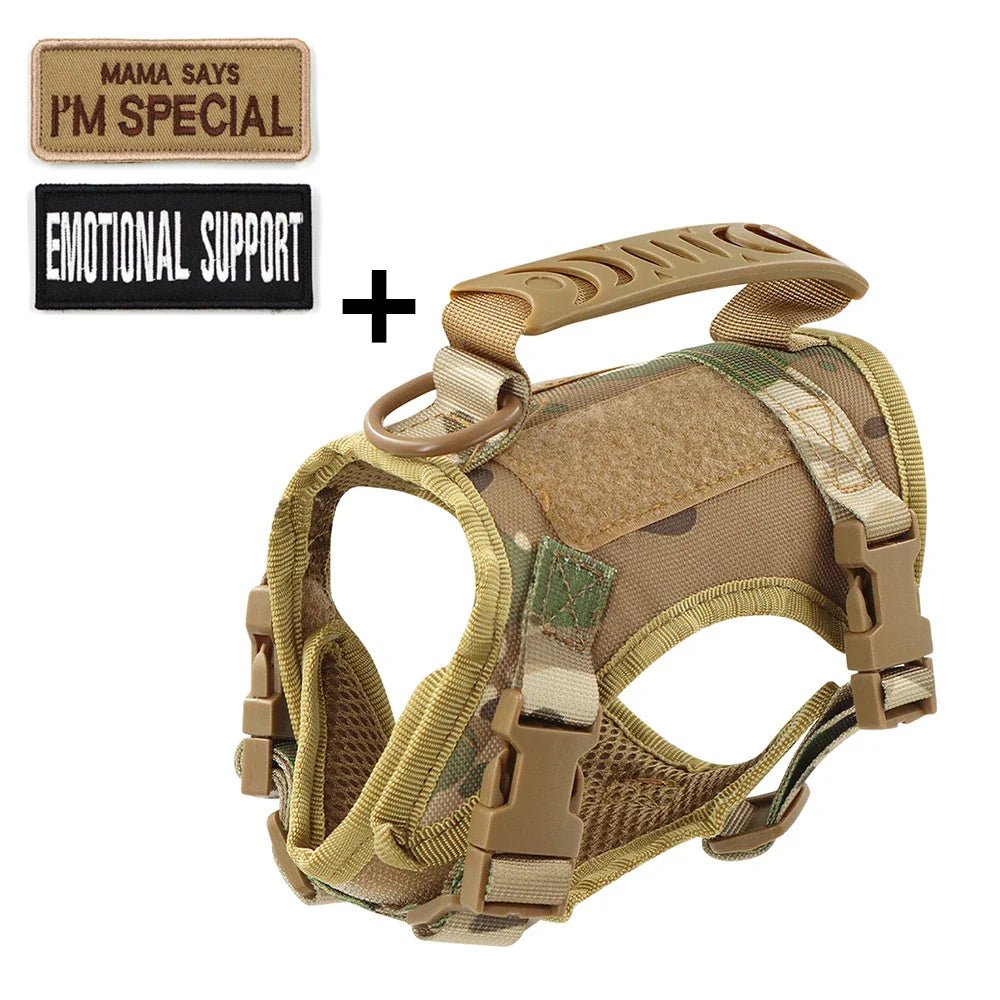 Tactical Cat Harness with 2 Patches Stickers Vest Harnesses - THE ONLY Mars Emporium