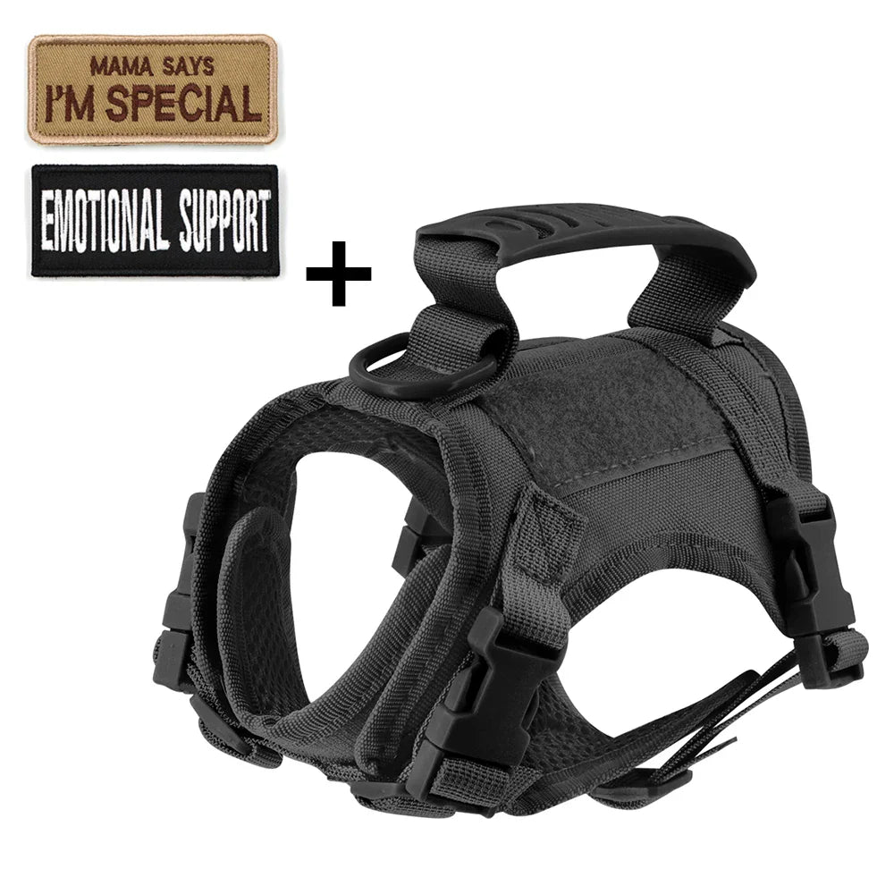 Tactical Cat Harness with 2 Patches Stickers Vest Harnesses - THE ONLY Mars Emporium