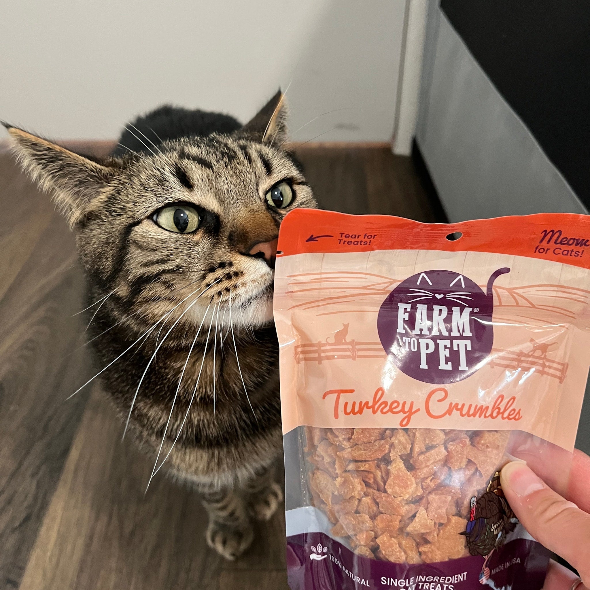 Turkey Crumbles for Cats | Grain - Free Cat Treats - THE ONLY Mars Emporium