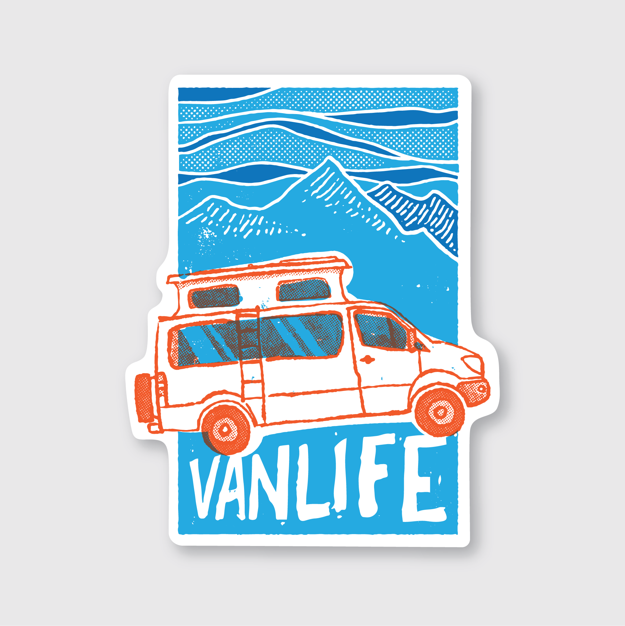 Van Life Sticker - THE ONLY Mars Emporium