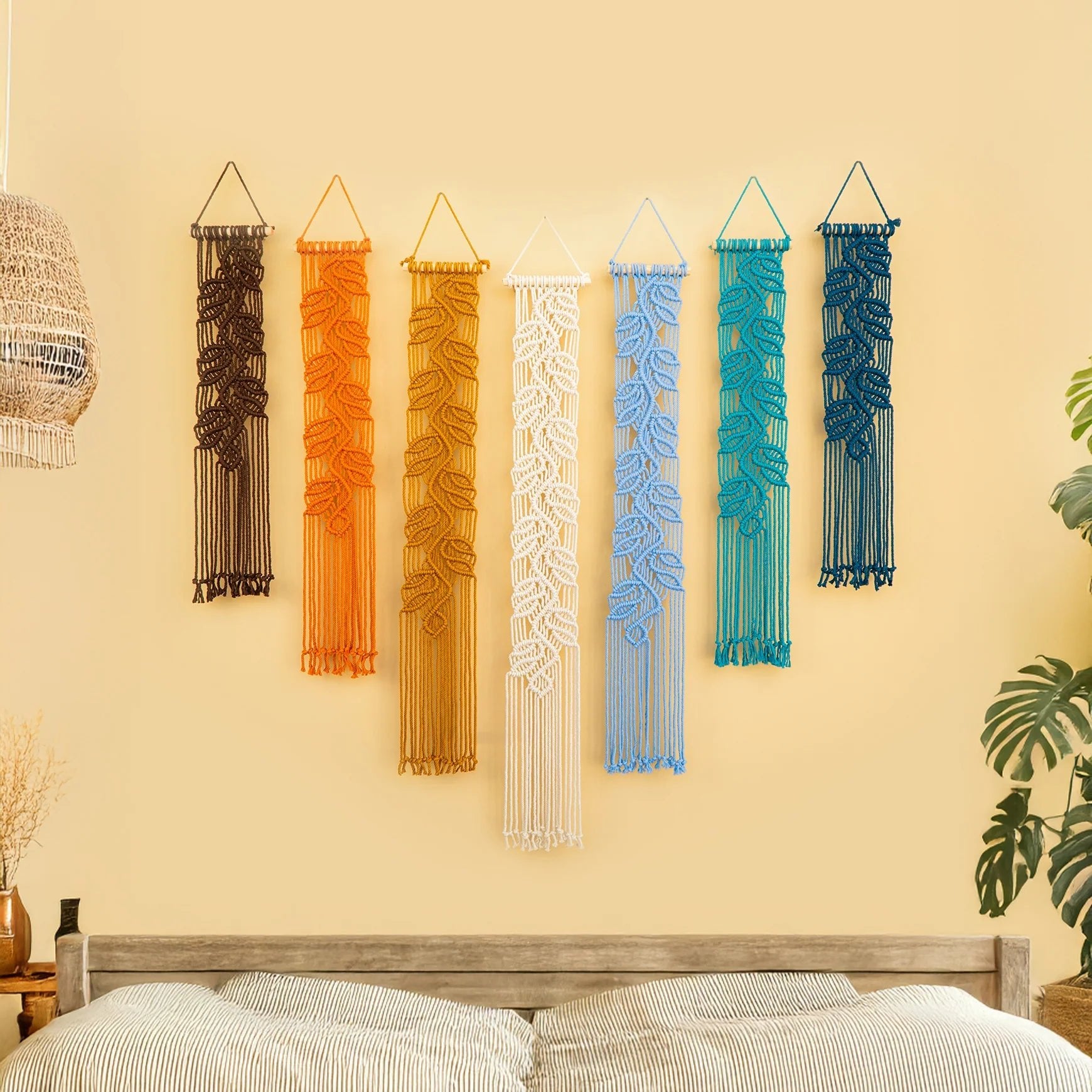 Vela Earth Blue Macrame Wall Hangings - THE ONLY Mars Emporium