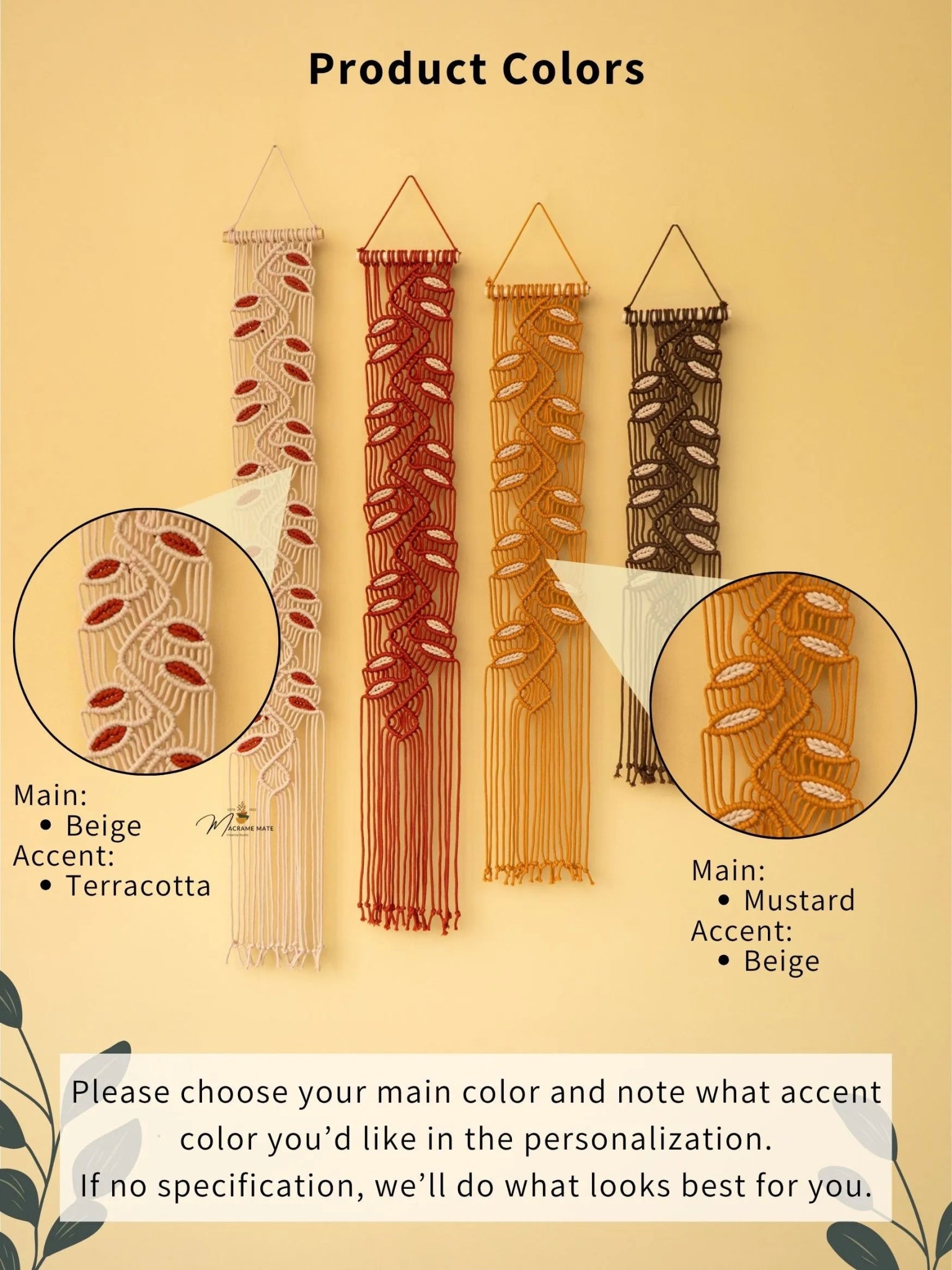 Vesta Earth Macrame Wall Hangings - THE ONLY Mars Emporium