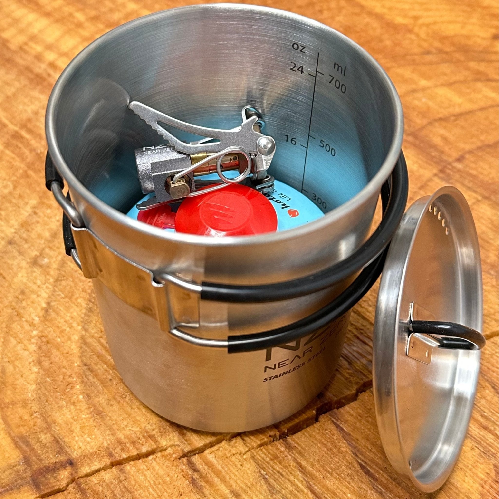 Voaz Stainless Steel Pot - 750ml - THE ONLY Mars Emporium