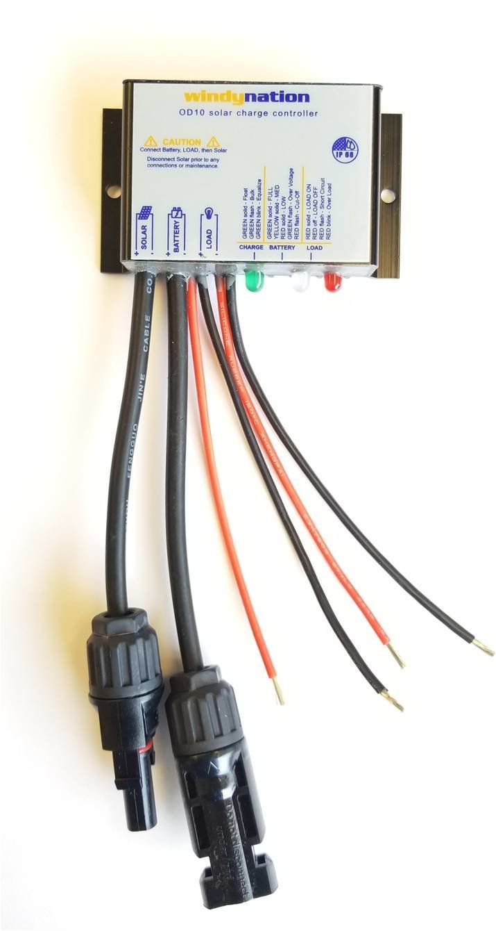 Waterproof 10A 12V Solar Charge Controller w/ LED Charging and Load Indicators - THE ONLY Mars Emporium