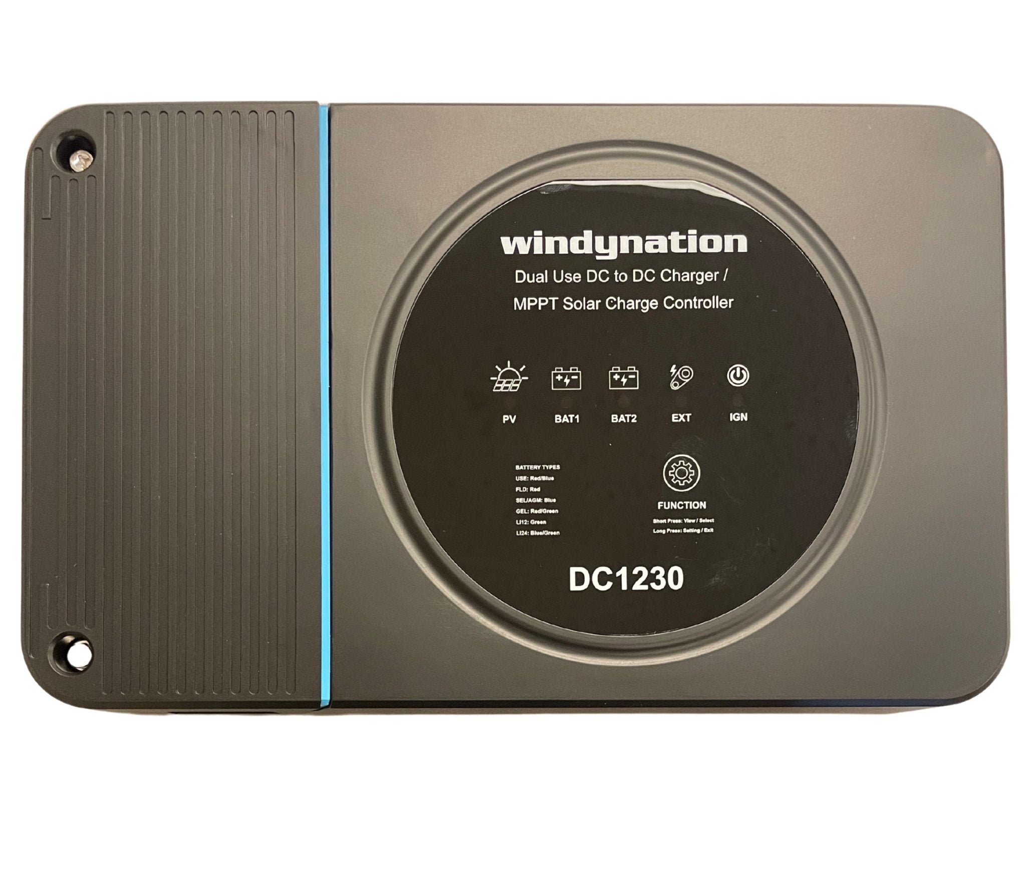 WindyNation 30 Amp Dual Use DC to DC Battery Alternator Charger with MPPT Solar Charge Controller for Lithium, AGM, and Flooded Batteries - THE ONLY Mars Emporium